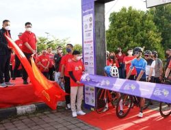 The TX Tondano Manado Road Bike Challenge Ajang Promosi Danau Tondano