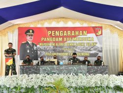 Danrem 131/Santiago Dampingi Pangdam XIII/Mdk Kunker di Kodim 1303/Bolaang Mongondow