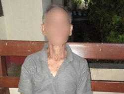 Pria Lansia Ini Diamankan Polsek Tomohon Tengah, Diduga Lakukan Pengancaman Pakai Parang
