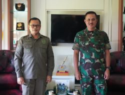 Pererat Hubungan Kerjasama, Pangdam XIII/Merdeka Terima Kunjungan Kabinda Provinsi Sulut