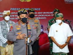 Jaga Kekayaan Desa Adat di Bali, Kapolri Kukuhkan Bankamda dan Sipandu Beradat