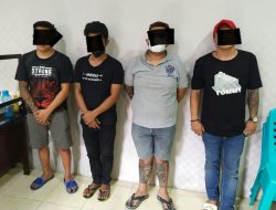 Diduga Lakukan Penganiayaan di Walian, 4 Pria Diamankan di Polres Tomohon
