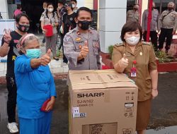 Lansia Tondangow Dapat Doorprize Utama Giat Seribu Vaksin Polres – Pemkot Tomohon