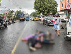 Kecelakaan Maut, Pasutri Tewas Dilindas Truck Tronton