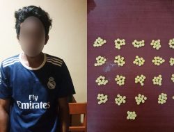 Polresta Manado Amankan Satu Pengedar Beserta Ratusan Butir Trihexyphenidyl di Singkil