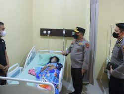 Kapolda Sulut Jenguk Korban Panah Wayer yang Dirawat di RS Bhayangkara Manado