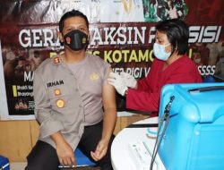 Polres Kotamobagu Intens Kampanyekan Vaksinasi Dosis Tiga, AKBP Irham Halid: Booster Aman dan Halal