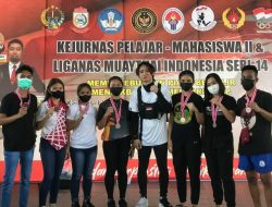 Muaythai Sulut Sabet 4 Perak dan 3 Perunggu di Kejurnas Makassar