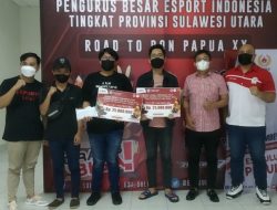 Atlet Esport Sulut Peraih Medali Eksebisi PON Diganjar Bonus