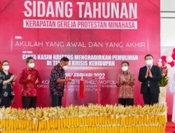 Gubernur Olly Buka Sidang Tahunan KGPM di Mopolo Minsel