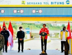 Jalan Tol Manado – Bitung Sepanjang 39,8 Kilometer Siap Dimanfaatkan