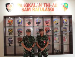 Silaturahmi Danrem 131/Stg dan Danlanudsri Manado Penuh Keakraban