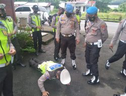 Hari ini Bid Propam Polda Sulut laksanakan Gaktibplin di Polres Minsel