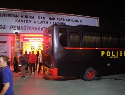 9 Narapidana Bandar Lapas Kalianda Dipindahkan ke Nusakambangan