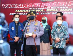 Kapolri Kejar Target Vaksin Booster Agar Warga Miliki Kekebalan Jalani Aktivitas Ramadan