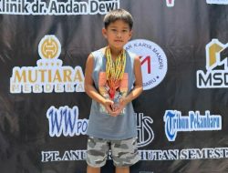 Lagi, Perenang Manado Flynn Tewu Raih Emas Kejurnas Riau