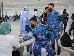 Lanud Sam Ratulangi dan Sentra Medika Hospital Gelar Donor Darah