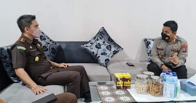 Kejari dan Polres Kotamobagu Jalin Sinegritas dan Sinkronisasi Penegakan Hukum