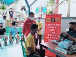 BIN Daerah Sulut Prioritaskan Vaksinasi Bagi Warga Binaan Pemasyarakatan