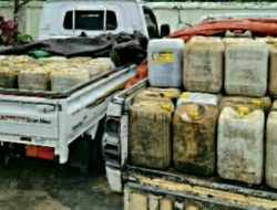 Polres Bolmong Gagalkan Pendistribusian Ilegal BBM Bersubsidi, Ribuan Liter Solar Diamankan