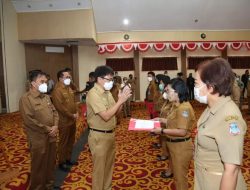 Dihadapan ASN, Wali Kota Angouw Sampaikan Fungsi Pelayanan Pemerintah Kepada Masyarakat