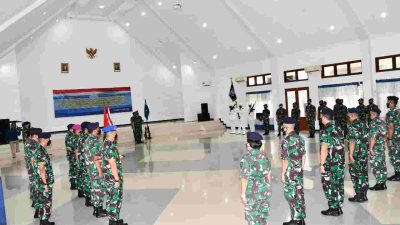 Sejumlah Pejabat Lantamal VIII Disertijabkan Brigadir Jenderal TNI (Mar) I Wayan Ariwijaya