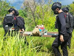 Diduga Mortir di Likupang Timur, Brimob Polda Sulut Lakukan Disposal Benda
