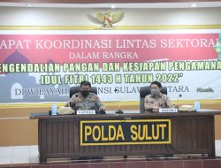 Polda Sulut Gelar Rakor Lintas Sektoral Jelang Idul Fitri 1443 H