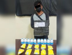 Terduga Pengedar Beserta 10.000 Butir Trihexyphenidyl Diamankan Polresta Manado