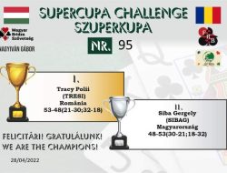 Tracy Polii Juara XCV Romanian Challenge di BBO
