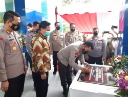 Kantor Satpas Polres Tomohon Diresmikan Kapolda Sulut