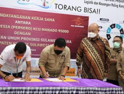 KPU Sulut Teken MoU dengan PT Pos Indonesia