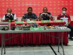 Aparat Tim Gabungan Amankan Barang Haram Beredar di Areal Rutan