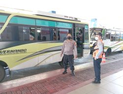 Petugas Posyan Terminal Tangkoko Bitung Tingkatkan Pengawasan Arus Balik Lebaran