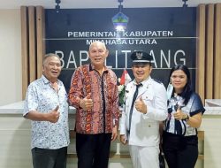 Sekda Lantik Hukum Tua, Jansen Katuuk: Terima Kasih Bupati dan Wabup