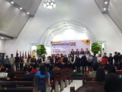 Kukuhkan Pengurus 7 Rayon PA DKM, Direktur PA UKIKT Berpesan Pemuda Bersatu dan Partisipatif