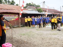 Polres Kotamobagu Gelar Lomba Bola Voli Kapolres Cup, Sambut Hari Bhayangkara ke-76 Tahun