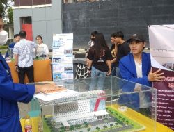 Jurusan Teknik Polimdo Pamerkan Maket Gedung Bertingkat