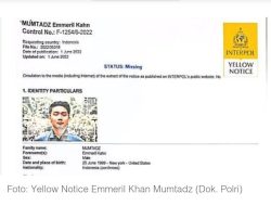 Polri: Interpol Telah Terbitkan Yellow Notice Pencarian Anak Ridwan Kamil