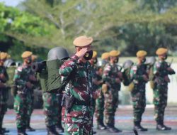 Yonarmed 19/105 Tarik Bogani Kodam XIII/Mdk Jadi Satgas Pamtas RI-Malaysia
