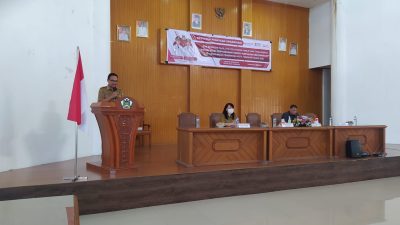 Sekda Roring Buka Sosialisasi Penyusunan Survei Kepuasan Masyarakat Tomohon