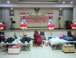 Sambut Hari Bhayangkara ke-76, Polda Sulut Gelar Donor Darah