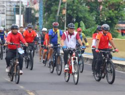 Polda Sulut Gelar Funbike Semarak Bhayangkara 2022