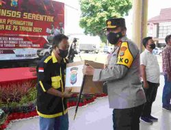 Polda Sulut Gelar Baksos dan Bansos Serentak Hari Bhayangkara ke-76