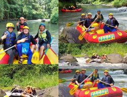 Ikut Arung Jeram Pada Giat MGSO, Andrew Sebut Ini Pengalaman Menegangkan