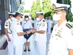 Laksma Tangka Pimpin Sertijab Asrena Danlantamal VIII