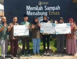 Pegadaian Peduli Pendidikan, Beri Beasiswa Anak-anak Pengurus Bank Sampah Binaan
