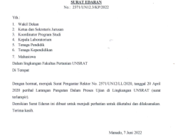 Tooy Siap Berantas Pungli Lingkup Faperta Unsrat