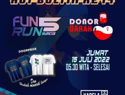 Semarakkan HUT Boltim, Karang Taruna Gelar Fun Run dan Donor Darah