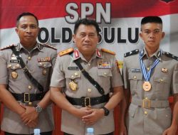 Anak Petani ini Raih Predikat Siswa Teladan Diktukba Polri 2022 Polda Sulut